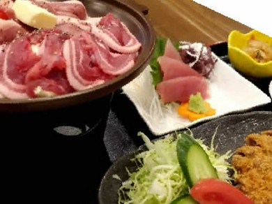 奄美イノシシトウバン焼カツ付定食
