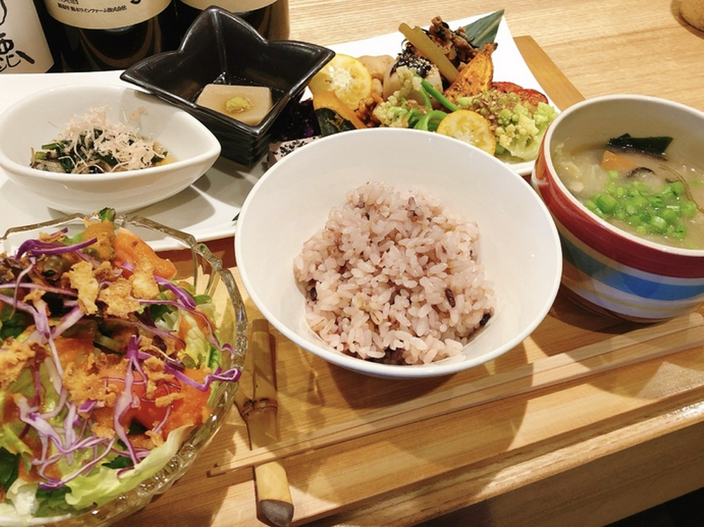 地元熊本産のお野菜をたっぷり使った身体が喜ぶランチです。