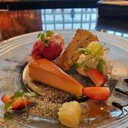 当店パティシェの、自家製ドルチェはいかがですか？