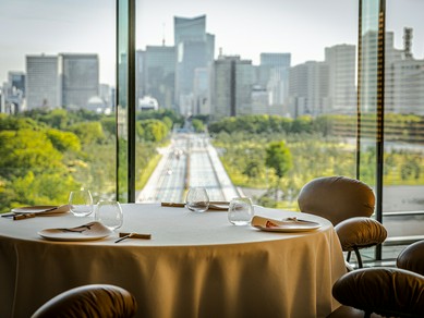 皇居外苑の豊かな緑とお濠が眺められる唯一無二の特等席			