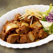 仔羊、たまねぎ、生姜