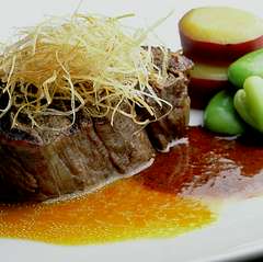 黒毛和牛のグリル ペルーアンティクーチョ