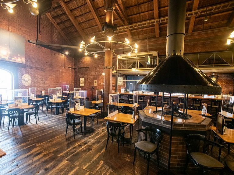 明治時代まで時間が巻き戻されたような気分に浸るビアガーデン