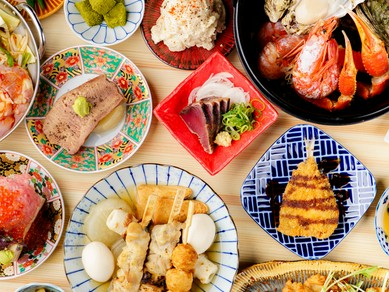 海鮮お刺身やおでん、明太もつ鍋など3300円で食べ放題＆飲み放題