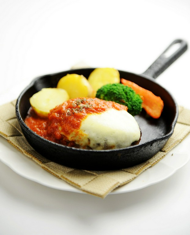 モッツアレラチーズハンバーグ