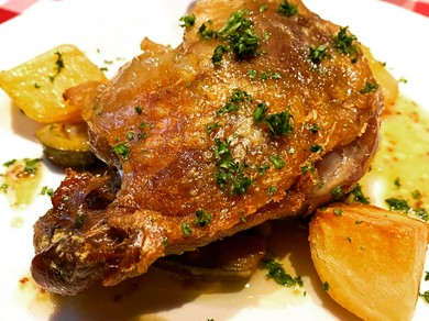 フランス産鴨のコンフィ