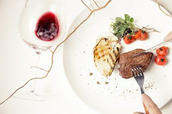 비스트로 블루 주방 및 보도 즈