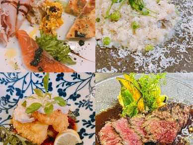 季節感あふれるコースです。