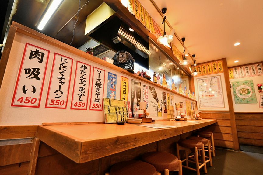 カウンター席でのサクッのみ！