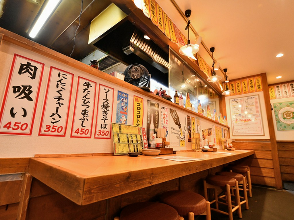 カウンター席でのサクッのみ！