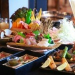全12品 ～旬野菜と鮮魚刺盛り5種など豪華コース～