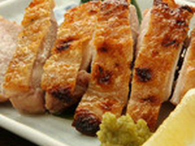 大山鶏　もも塩焼き