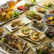 毎日中央市場から仕入れてくる新鮮食材。プロの眼が選んだ、安心・新鮮な食材をご提供いたします。
