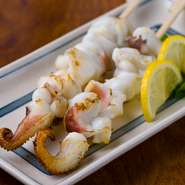 もんごいかの足を塩味で！！ビールに最高！！