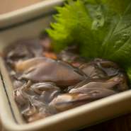 お酒のアテにオススメです。
スピードメニューなので、まずはホタルイカの沖漬けいかかですか。