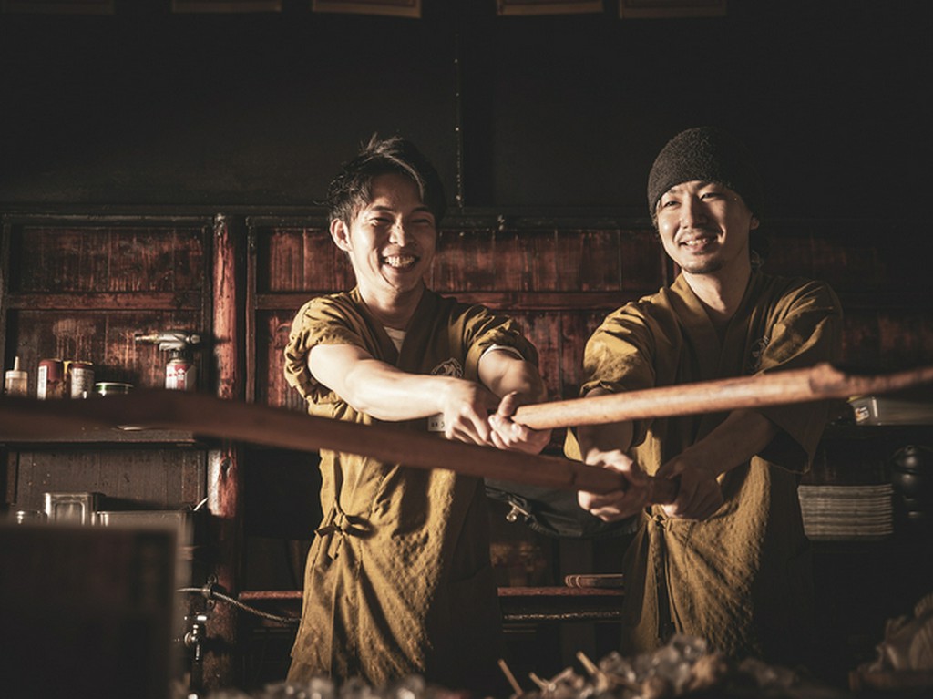 目の前で焼き、焼きたてをすぐ提供！