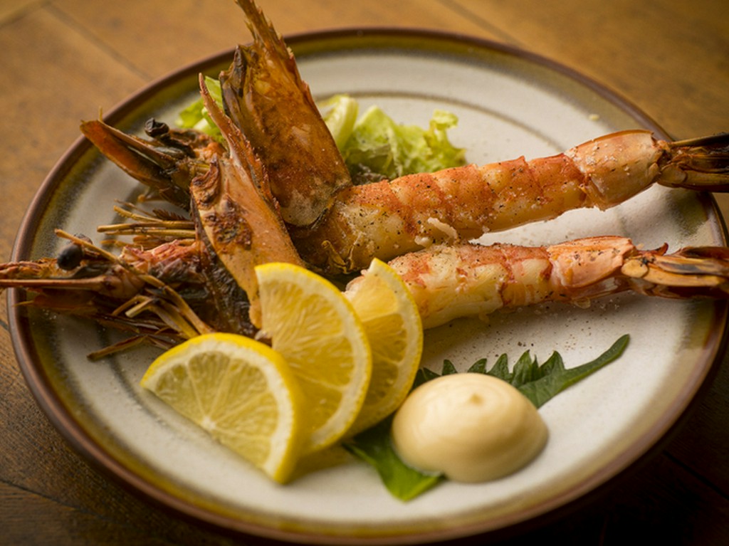 天然大海老の塩焼
