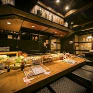 ゆったりとしたお席でお食事をお楽しみください