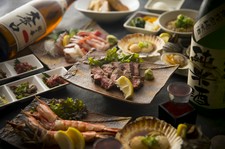 名物ホタテ貝バター焼き、天然大海老塩焼き等、力丸茶屋で美味しいものをお探しの方には特におすすめ！