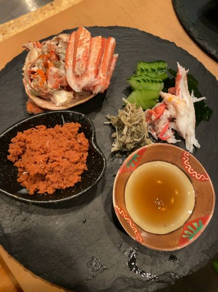 松葉蟹のオスとメス