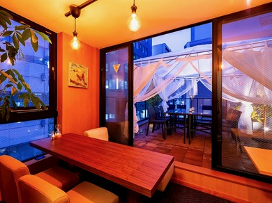 お洒落で落ち着いた大人の空間