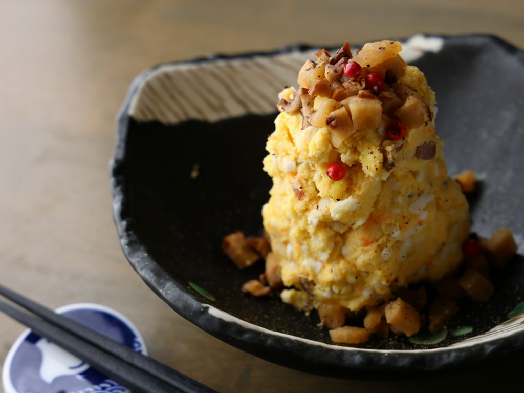 いぶりがっこのポテトサラダ