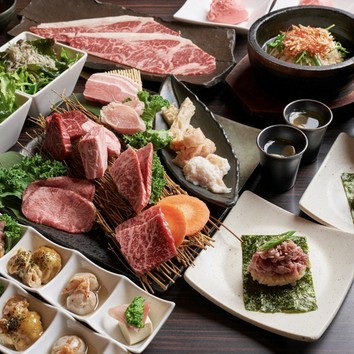 【肉好きの集まりや友人・同僚と賑やかに】◆焼肉三昧コース◆