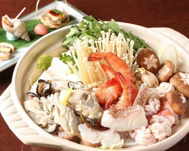 鍋会席8品コース（選べるちゃんこ鍋・白子鍋・寄鍋・あんこう鍋）