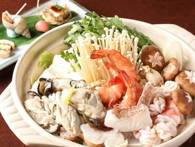 鍋会席8品コース（選べるちゃんこ鍋・白子鍋・寄鍋・あんこう鍋）