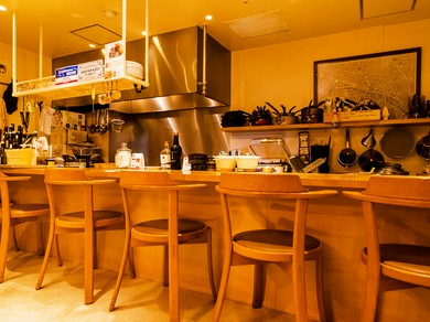 カウンター席がある