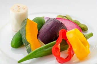 ウォーターオイル焼きの盛り合わせ