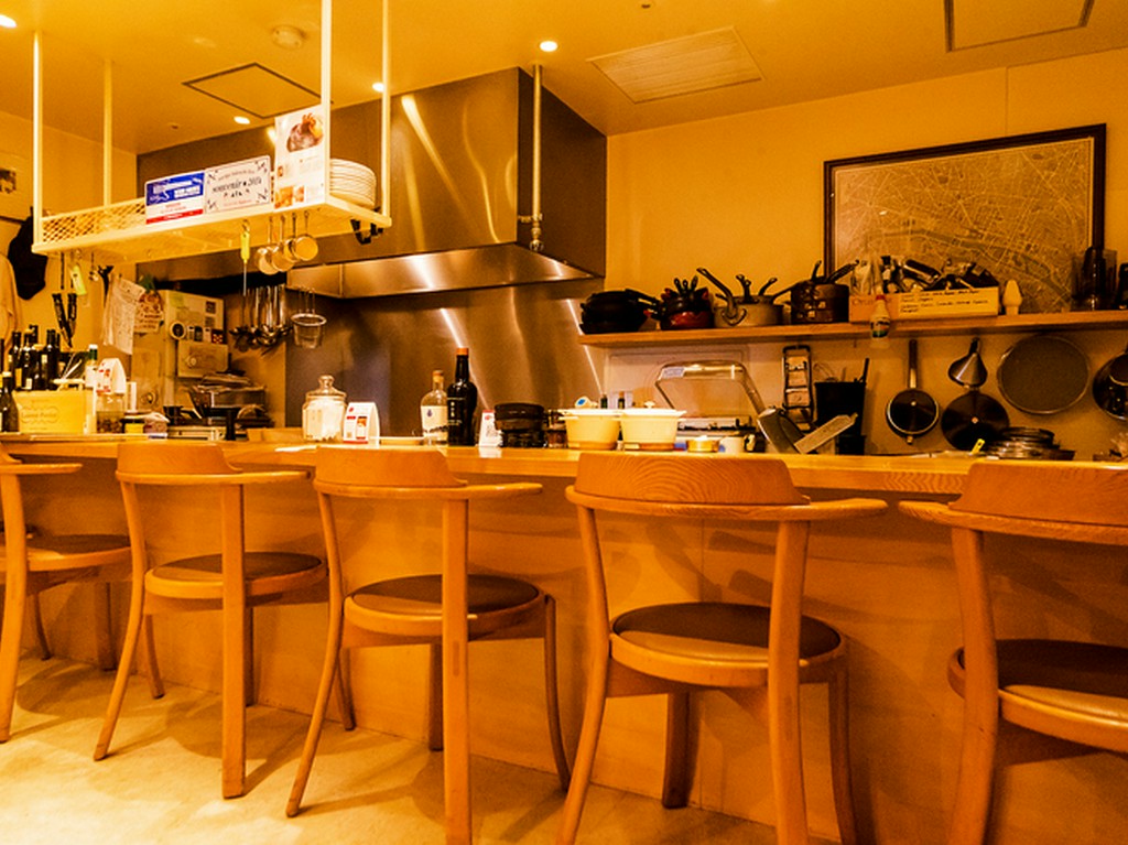 開放感のあるオープンキッチンで