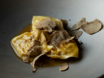 香りを包み込んだラビオリ　トルテリーニ