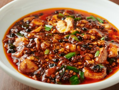 和山椒を使った麻婆豆腐