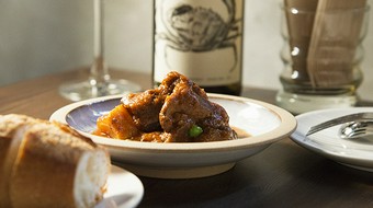 牛ほほ肉のバスク風煮込