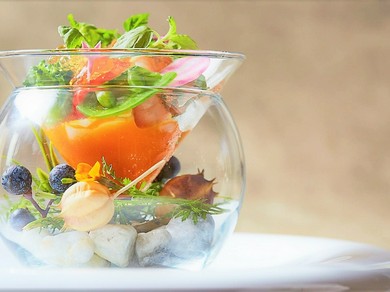 完熟トマトのファルシー 菜園仕立て