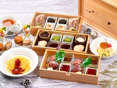 冬のAfternoon Tea昔ながらの自家製プリンとミニオムライス付き（12月～2月28日）