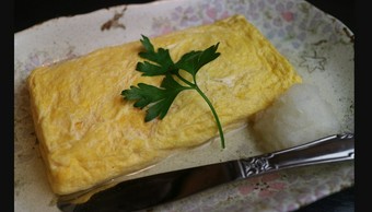 はまぐり出汁のきいた玉子焼き