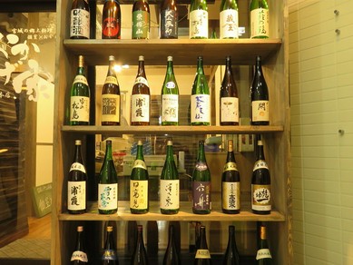 【宮城の地酒が豊富】獺祭含む全40種類！