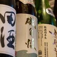 料理の傍らで存在感を放ち、味わいを高めてくれる日本酒