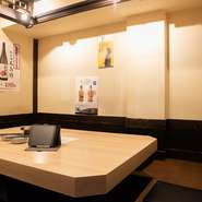 落ち着いてくつろげる個室があり、宴会や女子会などにぴったり