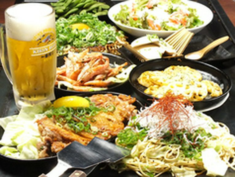 【各種宴会等におススメ！】2時間飲み放題付き！おすすめ満腹コース3000円