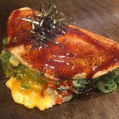 どっさりと入った九条葱に半熟たまごがとろ～り