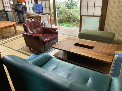 落ち着いたの店内