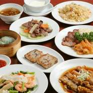 ふかひれ姿、北京ダック、健康満載の旬の食材、高級な食材、ボリューム満点なお料理が１０品を　なんと飲み放題付宴会限定で税込5000円でご提供！個室の宴会！