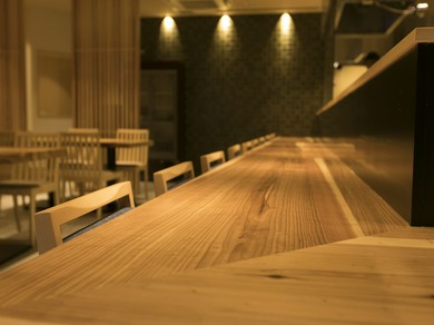 料理人の技を望める特等席