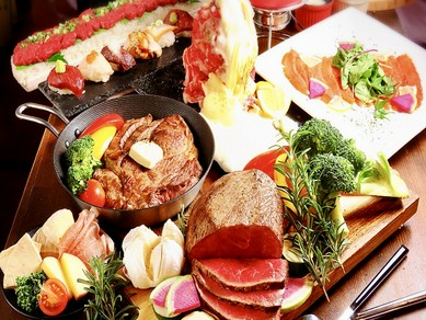 【短角牛×肉寿司 チーズ】110種の肉バル食べ飲み放題プラン3H300