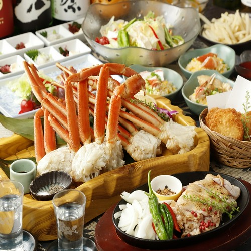 選べるカニの旨味たっぷりコース