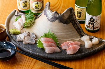 本日のお通し～お刺身5種盛り～