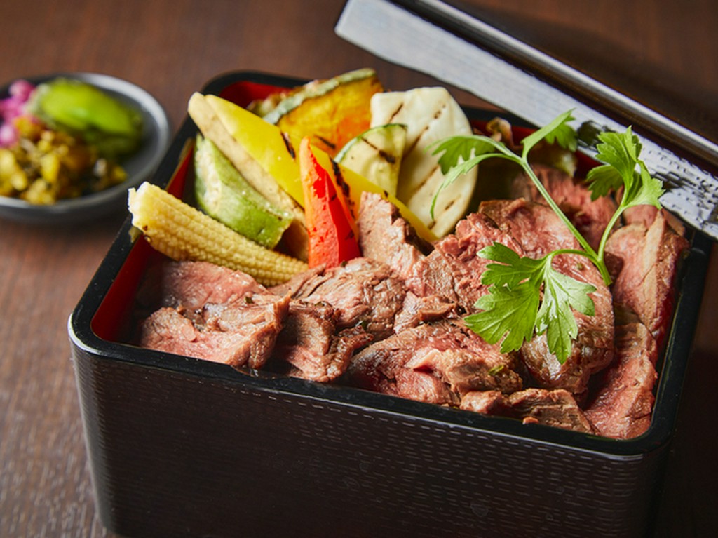 牛ハラミステーキ重セット